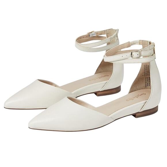 Seychelles Shoes - Seychelles Womens What a Girl Wants Flats US 8.5 M Off White Leather NWOB